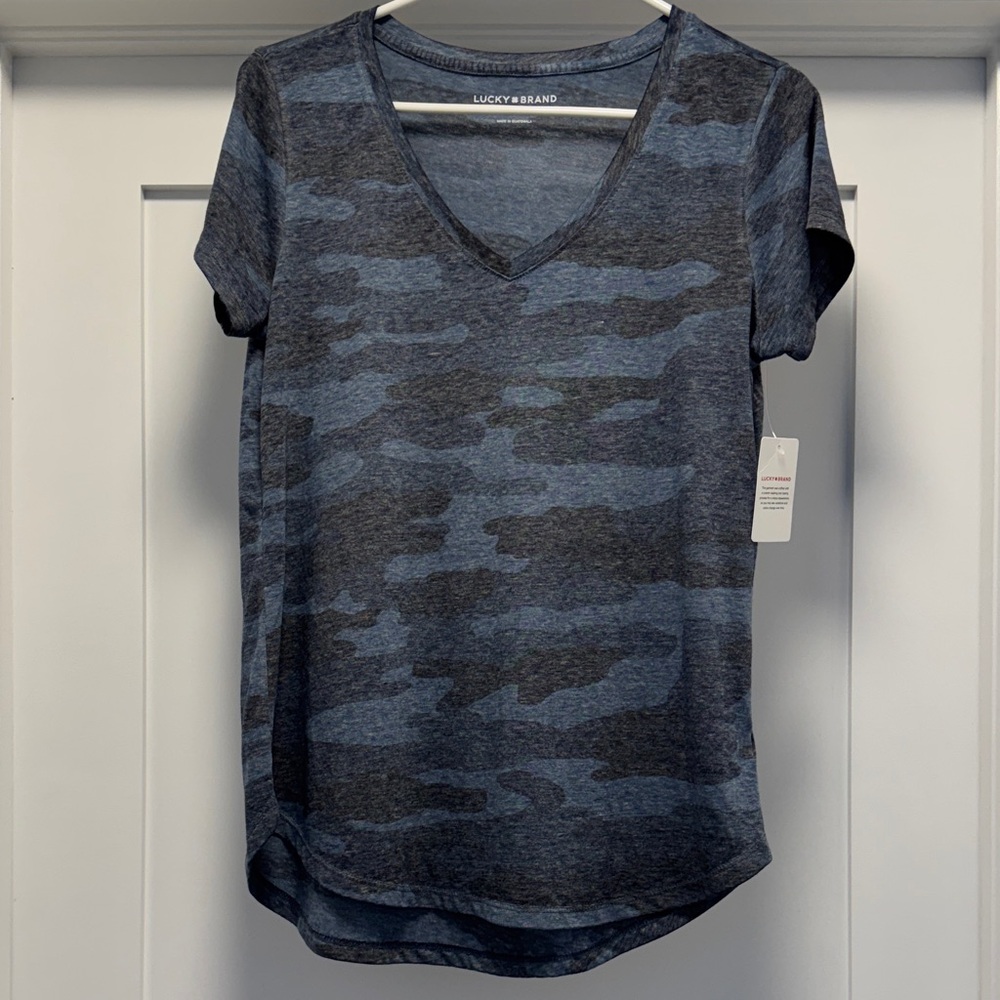 Lucky Brand Camouflage Tee